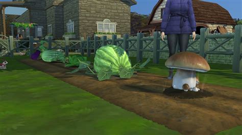 when arriving at the Gnomes arms pub lot, the oversized crops, eggs and milk are missing from his inventory. . Sims 4 oversized crops